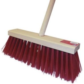 Gadekost medium nylon med skaft 1517/1520