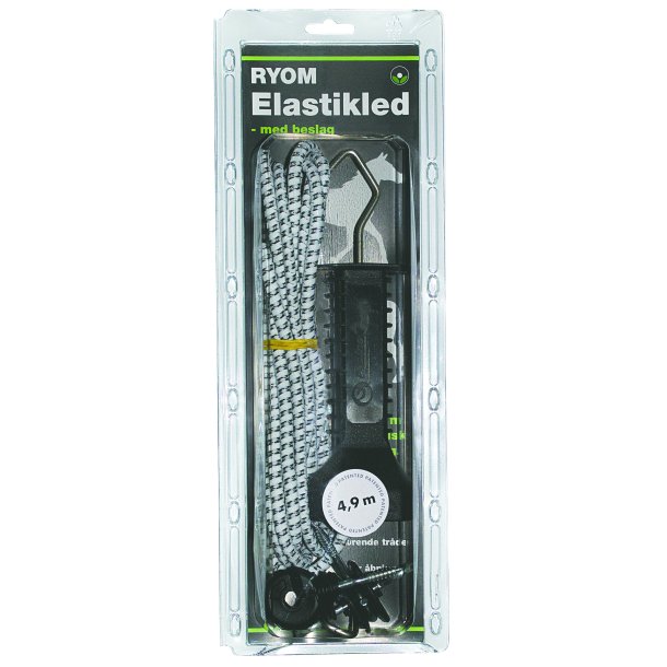 ELASTIKLED M/BESLAG MAX.LED 4,9 M