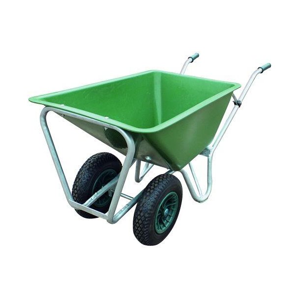 Staldk�rre med plastkasse 160 L