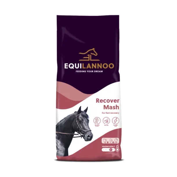 EQUILANNOO Recover Mash 15 kg. tilskudsfoder til heste for bedre restitution og v�skebalance