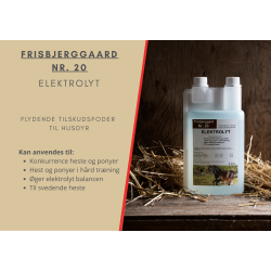 Frisbjerggaard Nr. 20, Elektrolyt 1 Ltr