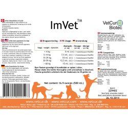 ImVet - Hund, 500 ml, VetCur