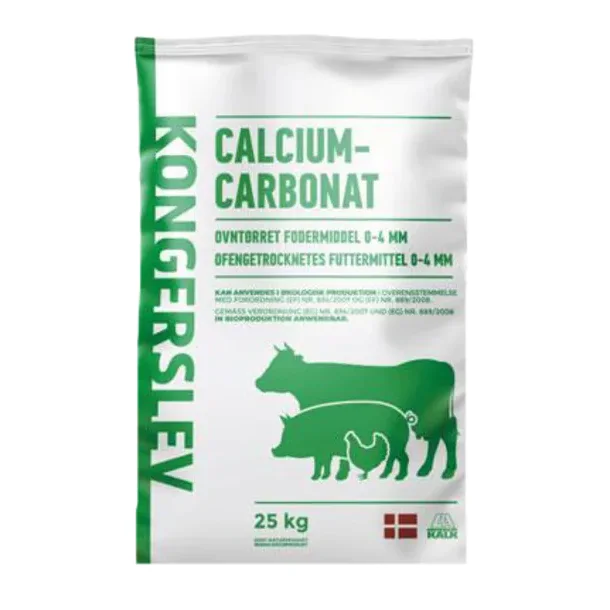 Calcium-Carbonat foderkridt, 25 Kg