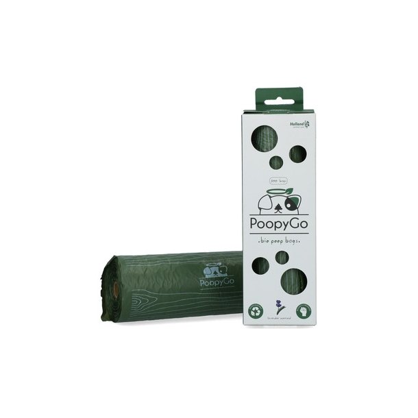 PoopyGo Eco Friendly 300 poser i box - Lavendel