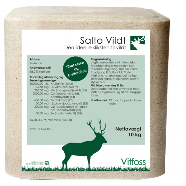 Salto Mineral-sliksten til vildt